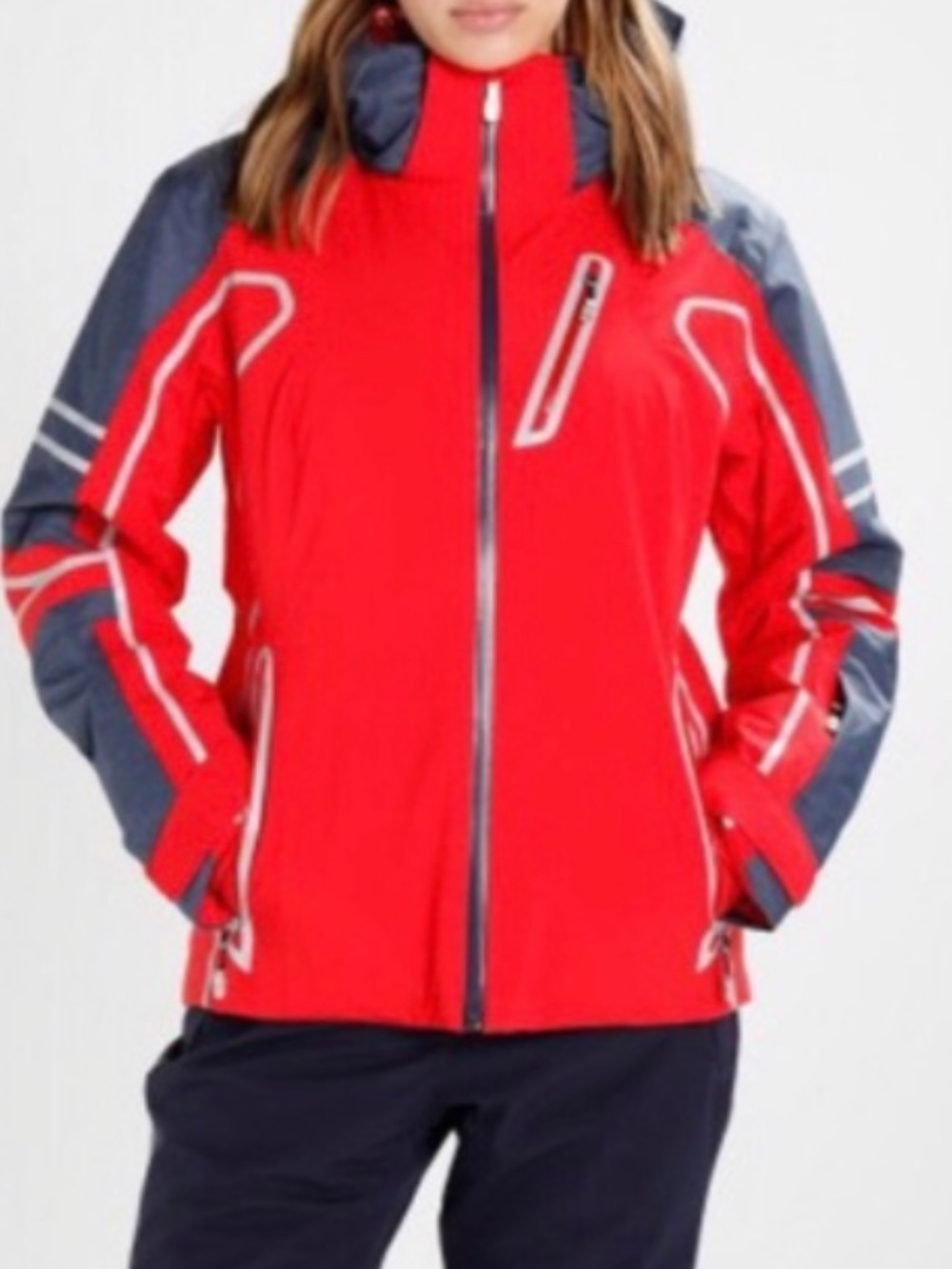 Womans Spyder Rad Pad Vintage Ski Jacket Hooded Waterproof Jacket Size 8